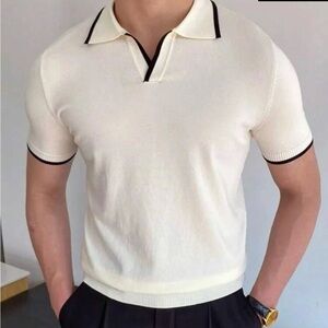 Brand New Mens Knit Polo